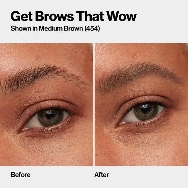 Alt view image 7 of 7 - ColorStay Micro Eyebrow Pencil with Built In Spoolie Brush, Infused with Argan and Marula Oil, Waterproof, Smudgeproof, 454 Medium Brown, 0.003 oz