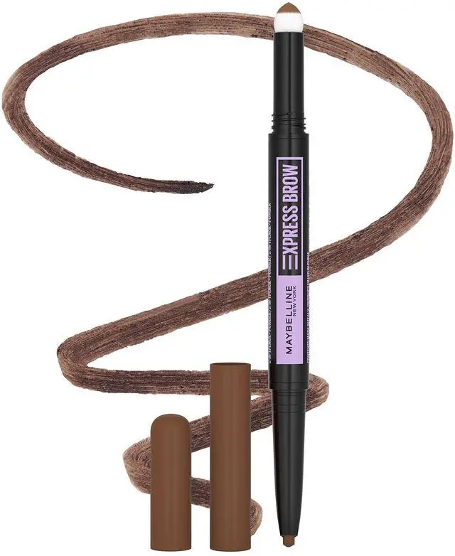 Main image of Express Brow 2-In-1 Pencil and Powder Eyebrow Makeup, Soft Brown, 1 Count