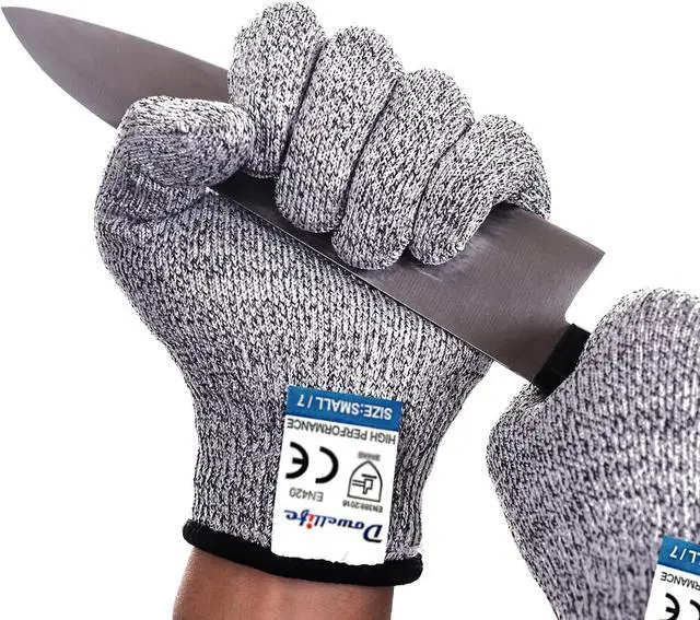 Main image of Cut Resistant Gloves Food Grade Level 5 Protection, Safety Kitchen Cut Gloves for Chef Oyster Shucking Mandolin Knife Butcher Meat Cutting