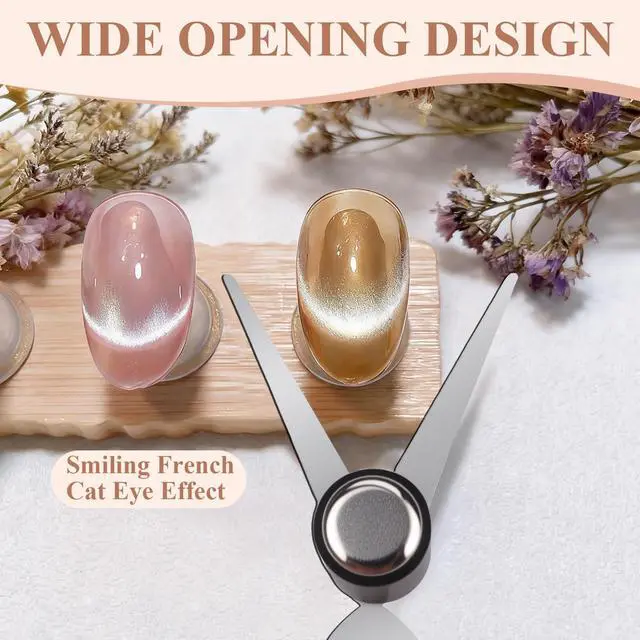 Alt view image 5 of 7 - Cat Eye Magnet Set, Multifunctional Nail Magnet Tool, Cat Eye Nail Magnet for French Effect, Cat Eye Gel Nail Polish Magnet for Nail Art DIY Home, Salon, Studio