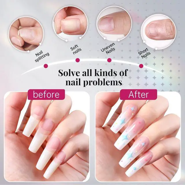Alt view image 6 of 7 - 500PCS Soft Gel False Nails Tips - Half Cover Acrylic Nail Tips 10 Sizes Lady French Style Acrylic Artificial Tip Manicure with Box for Nail Tips Art Salons and Home DIY