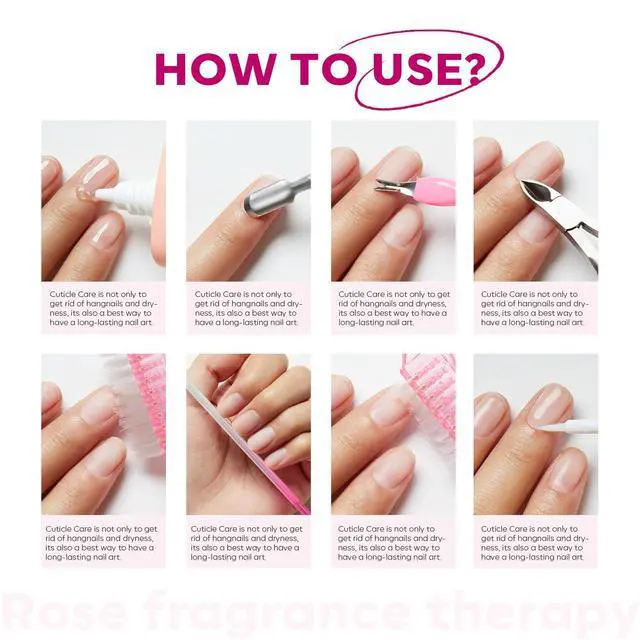 Alt view image 7 of 7 - Cuticle Remover Kit Cuticle Remover Liquid & Cuticle Oil Pen Nail Kit w/Cuticle Trimmer Nail Stuff & File Cuticle Pusher & Nippers Manicure Kit for Women Nail Tools Manicure Set Nail Care