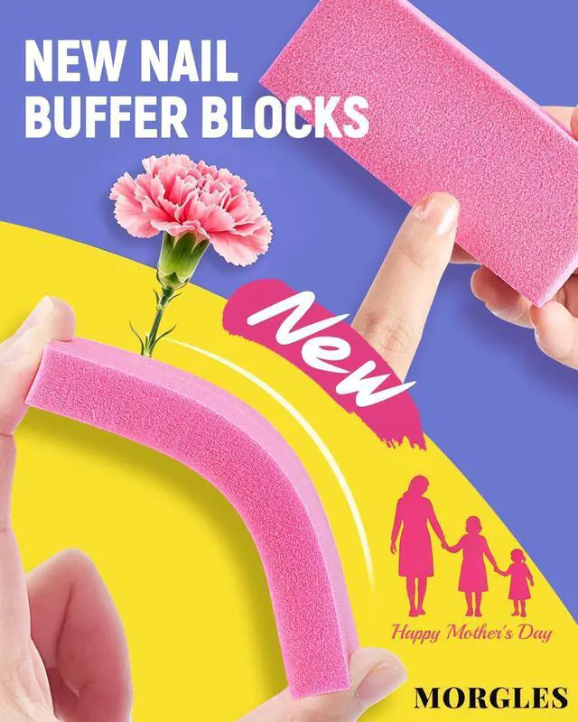 Alt view image 3 of 7 - Nail File and Buffer Blocks with Nail Care Kit, 13 Pcs Manicure Kit for Women with Milk and Honey Cuticle Oil and Cuticle Trimmer Set
