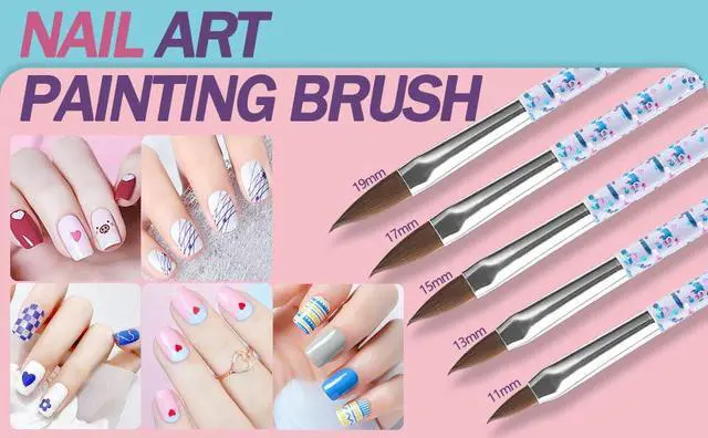 Alt view image 6 of 7 - 35pcs Nail Art Pens brushes,Nail Art Tool Set,Nail Dotting Tools,Nail Dust Brush,Striping Nail Art Brushes for Long Lines,Nail Drawing Pen For Nail Design