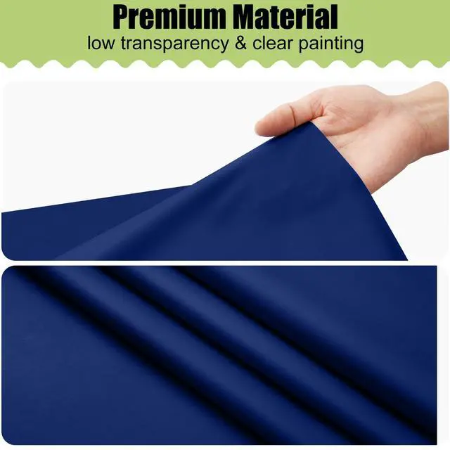Alt view image 6 of 7 - Disposable Table Cloth 3 Pack, 54 x 108 Inch Waterproof Plastic Tablecloth, Decorative Rectangle Table Covers for Party, Birthday, Picnic, Navy