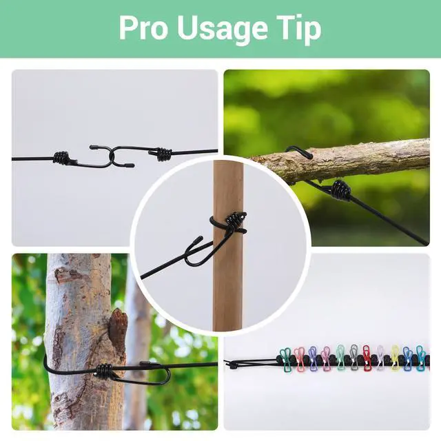 Alt view image 7 of 7 - Retractable Portable Travel Clothesline with 12 Clips, Indoor Outdoor Clothes Drying Rack for Hotel, Cruise, Camping Accessories