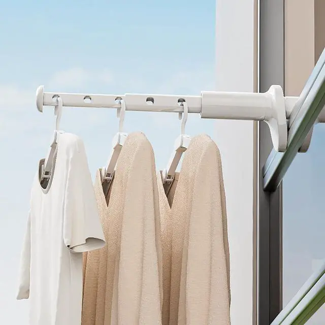 Main image of Travel Drying Rack for Clothes - Portable Hanging Rack Over The Door with Retractable Rod - Mini Size for Cruise, RV, Dorm, Apartment, Hotel Laundry
