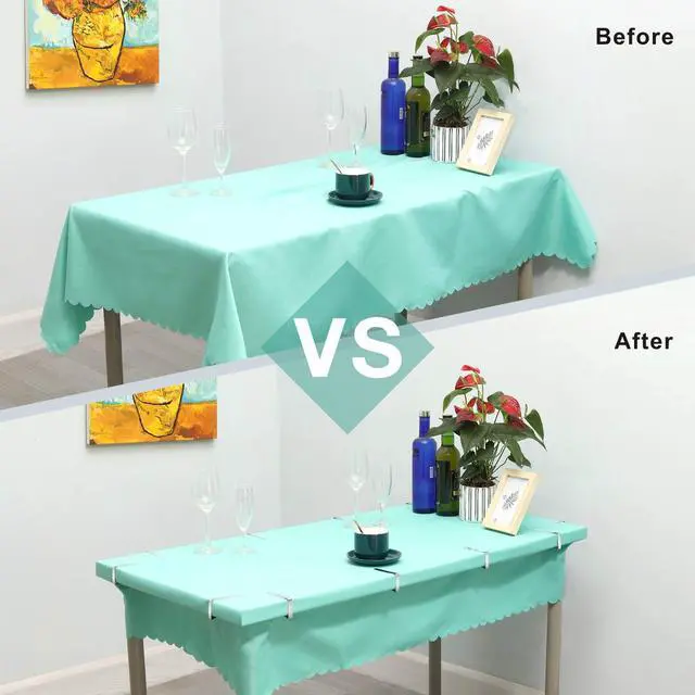Alt view image 6 of 7 - 12 Pack Tablecloth Clips - Heavy Duty Picnic Table Clips, Stainless Steel Table Cloth Cover Clamps, Table Cloth Holders Ideal for Restaurant Picnics Marquees Weddings Graduation Party