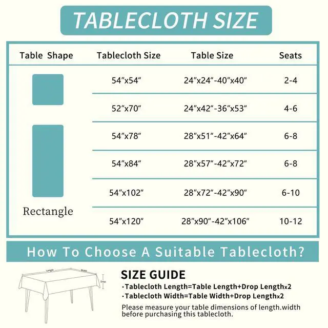 Alt view image 4 of 7 - Rectangle Table Cloth,100% Waterproof Tablecloth Oil Proof Spill Proof Vinyl Table Cloth, Wipe Clean Plastic Table Cover for Dining, Camping, Indoor and Outdoor 52" x 70",Magpie