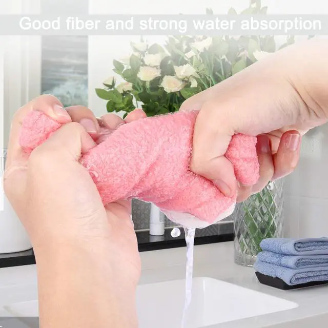 Alt view image 5 of 7 - 3Pcs Hair Drying Towel for Kids Girls Soft Absorbent Kids Dry Hair Cap Kids Hair Towel Wrap Head Towel Wraps for Kids