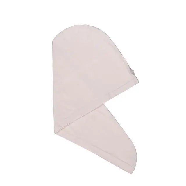 Alt view image 4 of 7 - T-Shirt Hair Plopping Towel for All Textures - Cotton Blend Water Absorption Turban with Secure Button - Moisture Gentle Styling and Setting Wrap - Pink