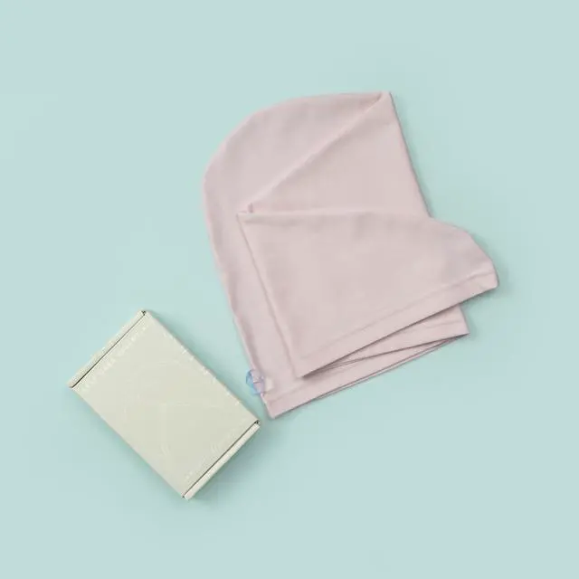 Alt view image 6 of 7 - T-Shirt Hair Plopping Towel for All Textures - Cotton Blend Water Absorption Turban with Secure Button - Moisture Gentle Styling and Setting Wrap - Pink