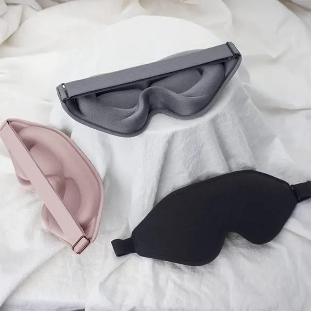 Alt view image 7 of 7 - Sleep Mask, 3D Deep Contoured Eye Covers for Sleeping, 99% Block Out Light Eye Mask,Zero Pressure Cup Blindfold for Men Women, with Adjustable Strap for Sleeping, Yoga, Traveling (Pink)