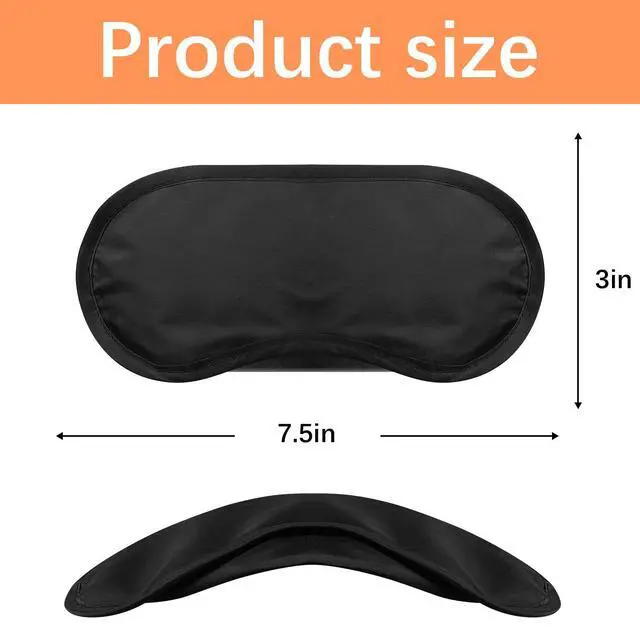 Alt view image 2 of 7 - 40 Pcs Eye Mask Sleep Masks Bulk Blindfolds for Team Building Party Games with Nose Pad and Adjustable Strap for Women Men 4 Layers Black Blindfold Sleeping Mask