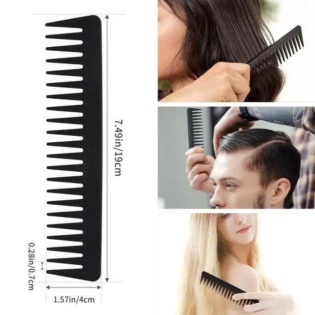 Alt view image 5 of 7 - Hair Brush Comb Set Boar Bristle Hairbrush for Curly Thick Long Fine Dry Wet Hair,Best Travel Bamboo Paddle Detangler Detangling Hair Brushes for Women Men Kids Adding Shine Smoothing Hair