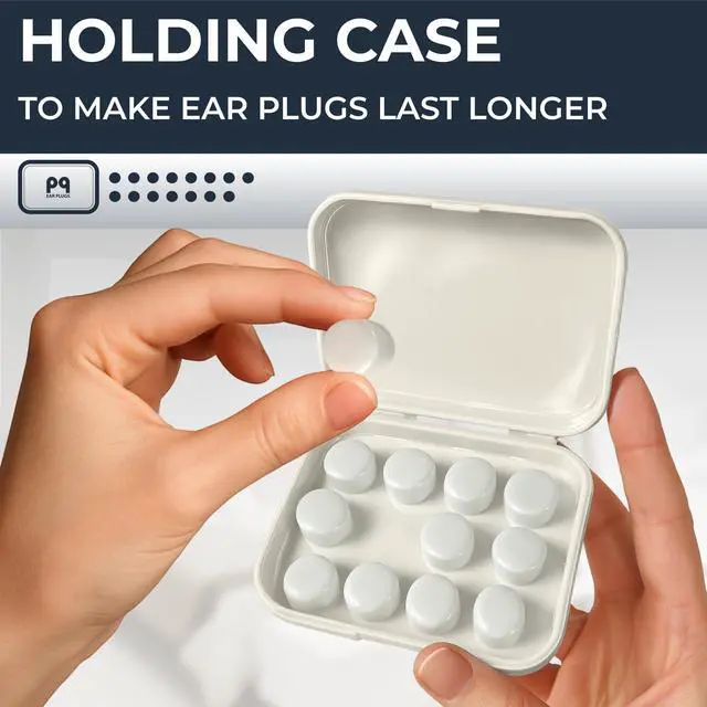 Alt view image 2 of 7 - PQ Wax Ear Plugs for Sleeping, Swimming - 15 Soft Noise Cancelling Silicone Gel Wax Earplugs for Sleep and Swimmers, Ear Protection with Sound Blocking Level of 32 Db, (15-Pillows)