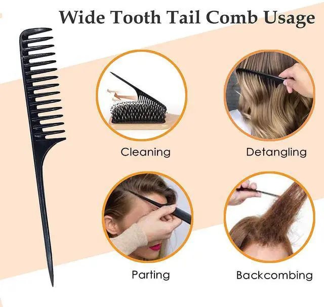 Alt view image 6 of 7 - Hair Brush, Boar Bristle Paddle Hairbrush for Long Short Thick Thin Curly Straight Wavy Dry Hair for Men Women Kids, No More Tangle, Giftbox & Tail Comb Included