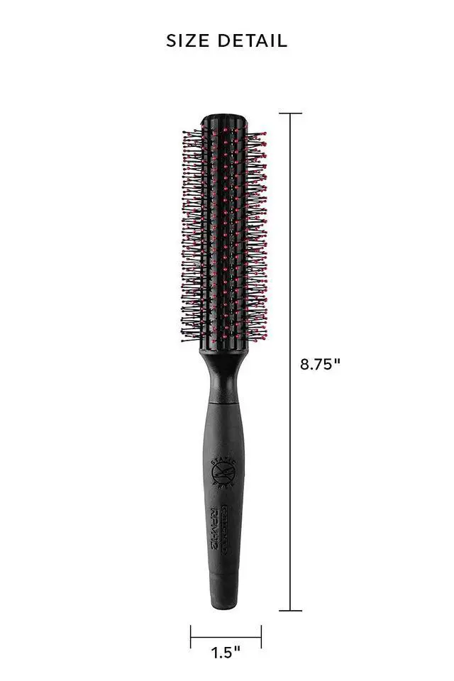 Alt view image 4 of 7 - Static Free RPM 12 Row Round Hair Brush - Curling, Blow Drying, Detangling and Styling Wet or Dry, Suitable for All Hair Types