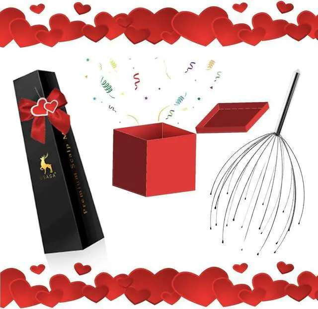 Alt view image 3 of 7 - Head Massager Scalp Massager 20 Fingers Head Scratcher for Scalp Body Relaxing (Silvery)