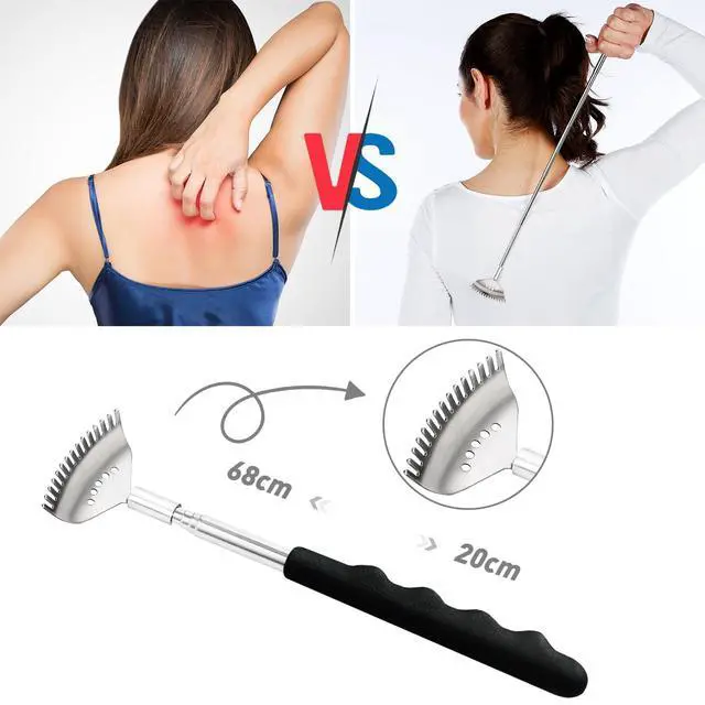 Alt view image 3 of 7 - Head Massager Back Scratcher, 20 Fingers Head Scratcher Scalp Massager & Back Scratcher for Men Women, Christmas Gift Stocking Stuffers for Deep Relaxation, Hair Stimulation