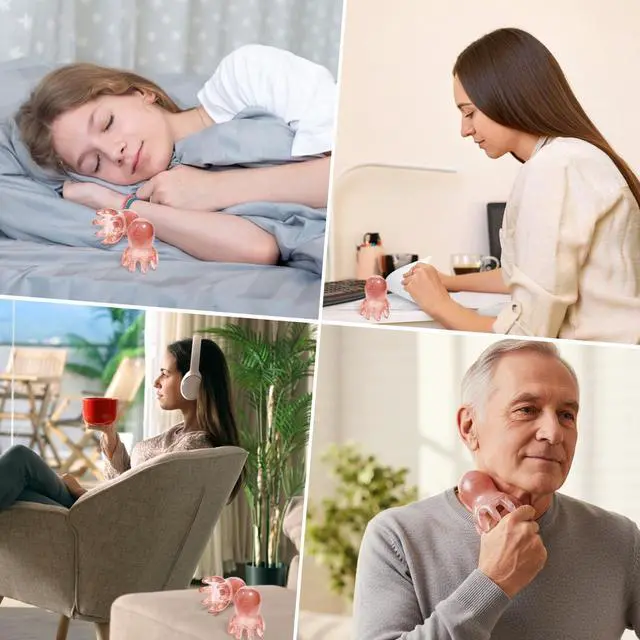 Alt view image 6 of 7 - 2 Pcs Head Massage Comb, Manual Scalp Massage Tool for Head and Body Relaxation Portable Acupressure Massager for Home Office