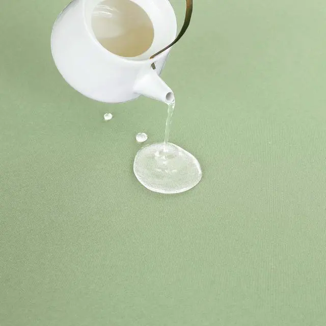 Alt view image 3 of 7 - Sage Green Square Tablecloth - 54 x 54 Inch Light Green Wrinkle Free Waterproof Polyester Table Cloths, Spillproof 210 GSM and Washable Table Cover for Party, Banquet, Rectangle/Oblong