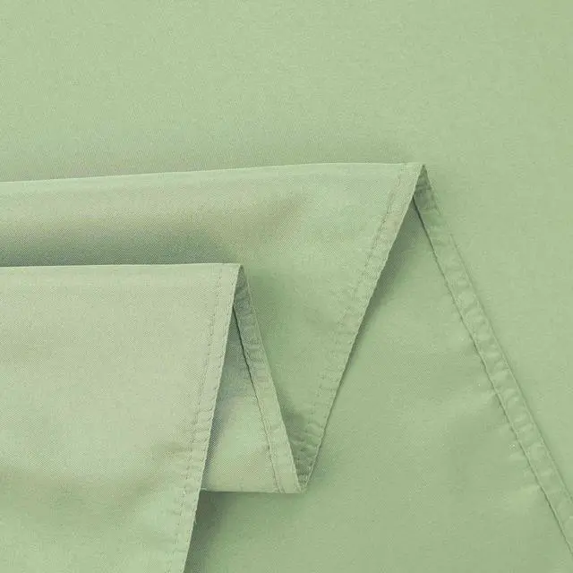 Alt view image 4 of 7 - Sage Green Square Tablecloth - 54 x 54 Inch Light Green Wrinkle Free Waterproof Polyester Table Cloths, Spillproof 210 GSM and Washable Table Cover for Party, Banquet, Rectangle/Oblong