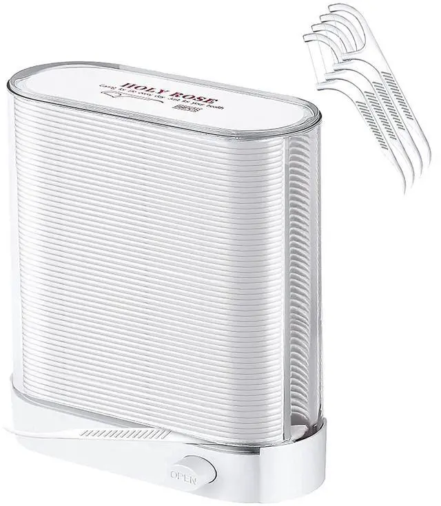 Main image of Dental Floss Picks Dispenser with Flossers 88 Count