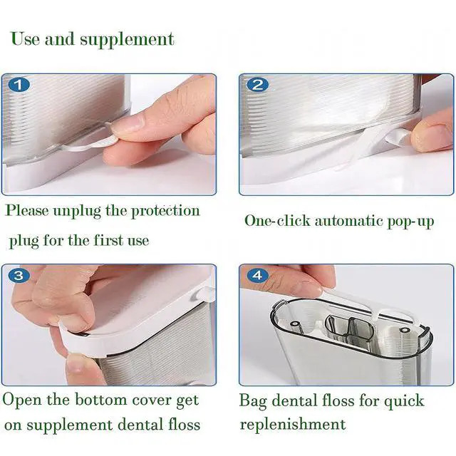 Alt view image 6 of 7 - Dental Floss Picks Dispenser with Flossers 88 Count