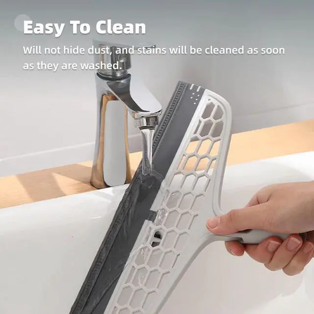 Alt view image 6 of 7 - Upgraded Magic Broom, 4 in 1 Sweeper Pet Hair Remover with a Mini Squeegee, Easily Cleans The Floor Surface & Remove Dirt and Hair, for Kitchen Bathroom Cleaning Tools