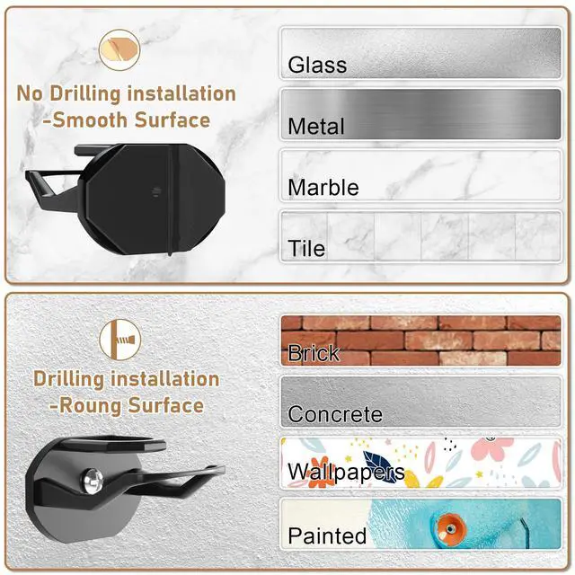 Alt view image 5 of 7 - 22 Pack Adhesive Hat Hooks for Wall, Super Strong Hat Rack for Baseball Caps, Hat Organizer Display for Home Decor, Hat Hangers Holder for Wall, Door, Closet, No Drilling (Black)