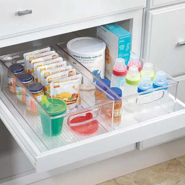 Alt view image 3 of 7 - Stackable Storage Bin - Clear