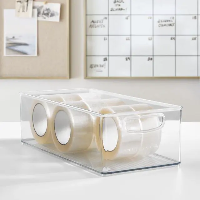 Alt view image 6 of 7 - Stackable Storage Bin - Clear
