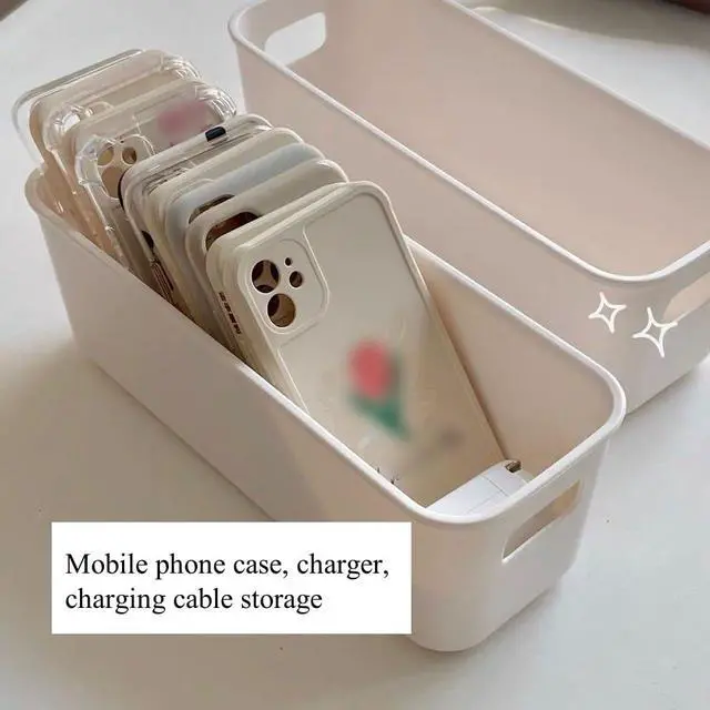 Alt view image 5 of 7 - Multi-purpose small storage bins, Storing phone cases, socks, stationery,small items. PP plastic,Organizer and Storage for Sinks,Bathroom, Bedrooms, Vanity tablesKitchens.10.5x 3.9x 3.5 Inch (3)