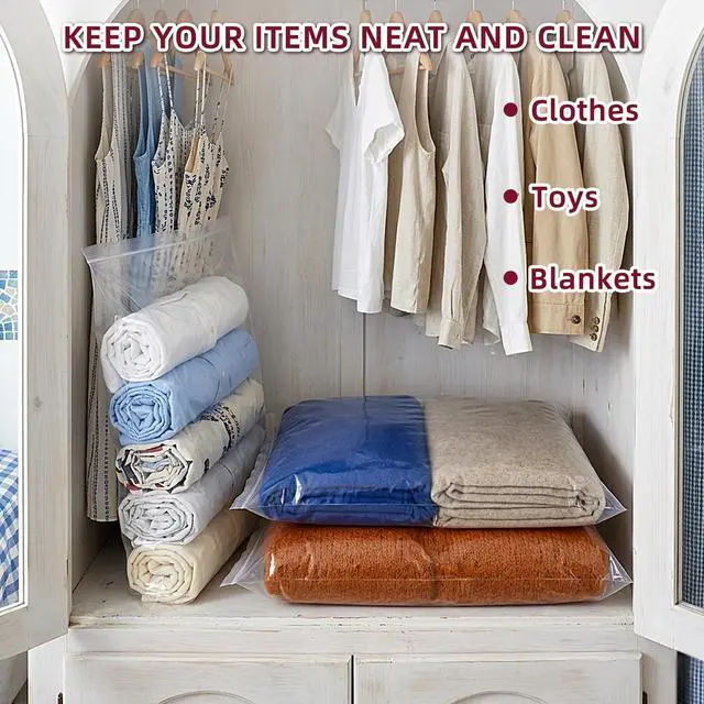 Alt view image 6 of 7 - Large 5 Gallon Plastic Zipper Storage Bags, 18x24 Inches Clear Reclosable Storage Bags 12Pieces