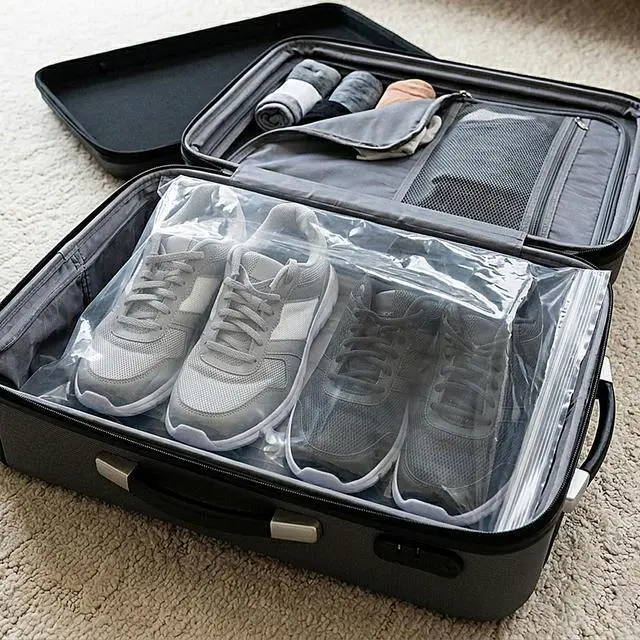 Alt view image 7 of 7 - Large 5 Gallon Plastic Zipper Storage Bags, 18x24 Inches Clear Reclosable Storage Bags 12Pieces