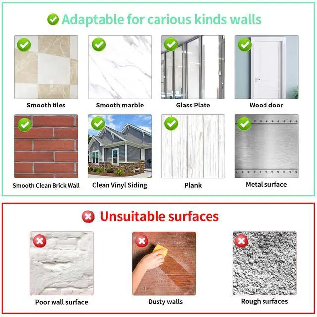 Alt view image 6 of 7 - 10-Pack All-Purpose Large Adhesive Hooks for Hanging, Banana Hook, Heavy Duty Adhesive Hooks 37 lb(Max), Sticky Wall Hook fit Home, Bathroom, Kitchen, Office and Outdoor