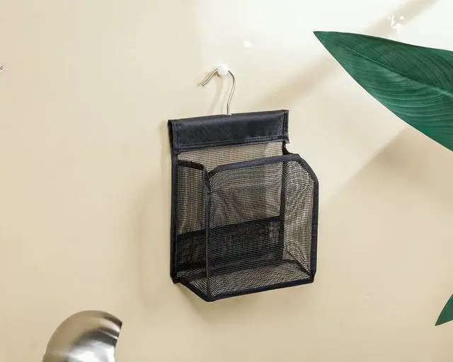 Alt view image 5 of 6 - Hanging Mesh Shower Caddy Organizer Bathroom Storage Bag with Hooks for Camper, Gym, Cruise, Cabin, College Dorm Shower, Swimming and RV,Black