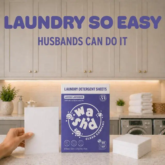 Alt view image 6 of 7 - Laundry Detergent Sheets - 3 Enzymes, Skin Safe, Non-Toxic Clean