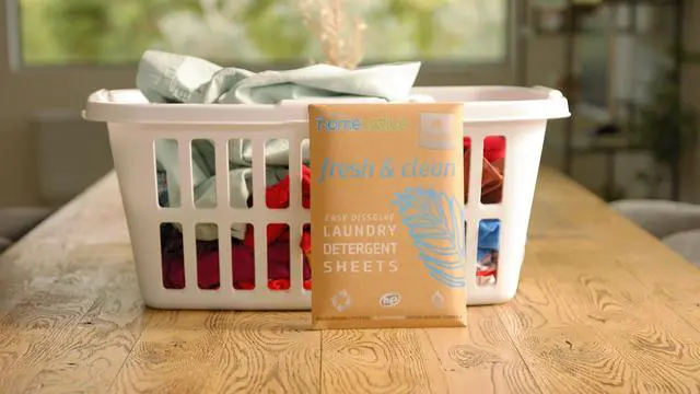 Alt view image 2 of 7 - Laundry Detergent Sheets, 30 Sheets, Up to 60 Loads, Easy Dissolve, Fresh & Clean, Eco package, HE Compatible, Septic friendly, Great for travel, college, laundromat and at home