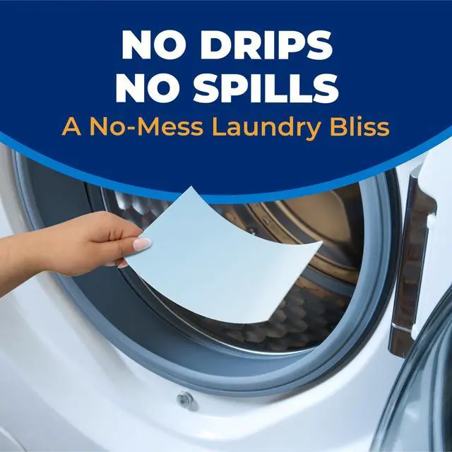 Alt view image 7 of 7 - Power Sheets Laundry Detergent, Fresh Breeze Scent, No Mess, Lightweight and Travel-Friendly, 35 Count, Up to 70 Small Loads