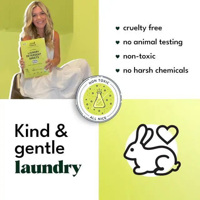 Alt view image 4 of 7 - All Natural Laundry Detergent Sheets Eco Friendly - Laundry Soap - Travel Laundry Detergent with Fresh Scent (72 Loads 36 Sheets)