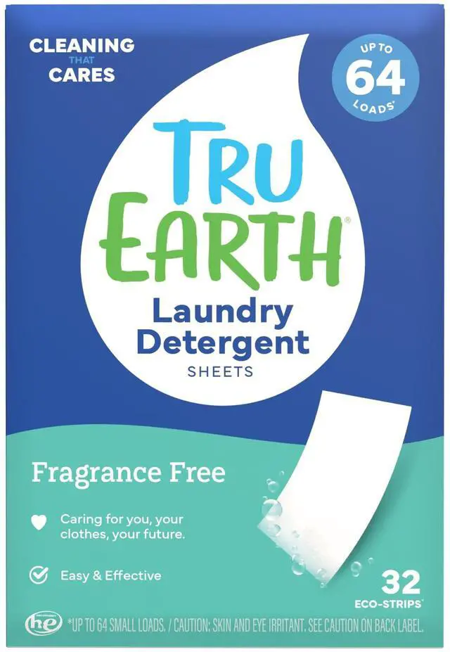 Main image of Compact Dry Laundry Detergent, Unscented - Up to 64 Loads (32 Sheets) | Liquidless Detergent, Travel | Packaging May Vary