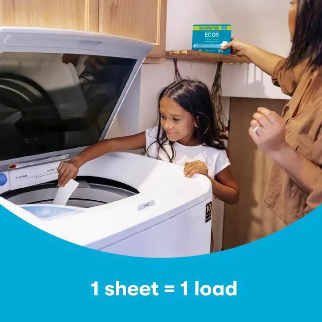 Alt view image 5 of 5 - Laundry Detergent Sheets Vegan, No Plastic Jug, No Mess & Liquid Free - Hypoallergenic, Plant Powered Laundry Detergent Sheet - Free and Clear - 64 Count (Pack of 1)