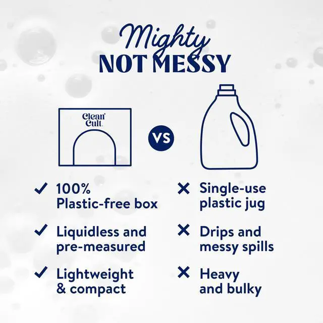 Alt view image 6 of 7 - Laundry Detergent Sheets - Resealable Box - 3 Stain Fighting Enzymes - Juniper Sandalwood - 60 Loads - Free of Harsh Chemicals - No Mess - No Plastic Waste