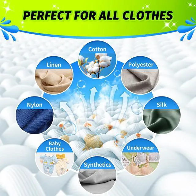 Alt view image 7 of 7 - Laundry Detergent Sheets - Fresh Linen Scent, 200 Loads (100 Sheets), Plastic Free Laundry Sheets for Travel, Dorms, Home, Apartments, Eco & Hypoallergenic