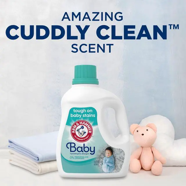 Alt view image 7 of 7 - Baby, 77 Loads Hypoallergenic Liquid Laundry Detergent, 100.5 fl oz