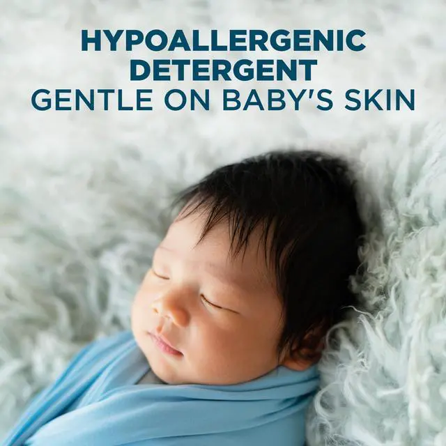 Alt view image 6 of 7 - Baby, 77 Loads Hypoallergenic Liquid Laundry Detergent, 100.5 fl oz