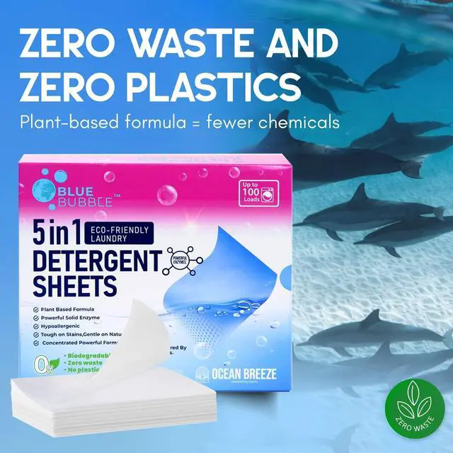 Alt view image 2 of 7 - Laundry Detergent Sheet (Ocean Breeze)