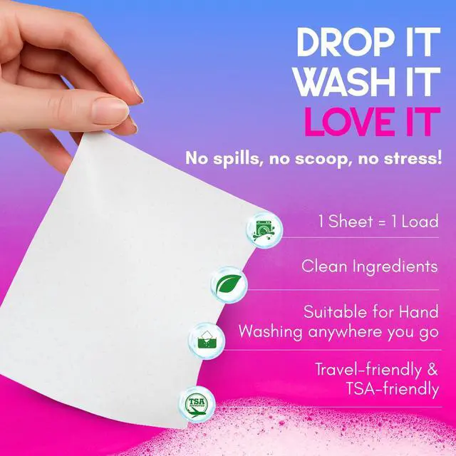Alt view image 6 of 7 - Laundry Detergent Sheet (Ocean Breeze)